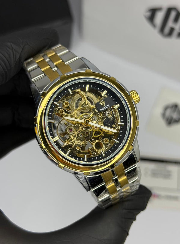 Rolex Skeleton Two-Tone Automatic Watch