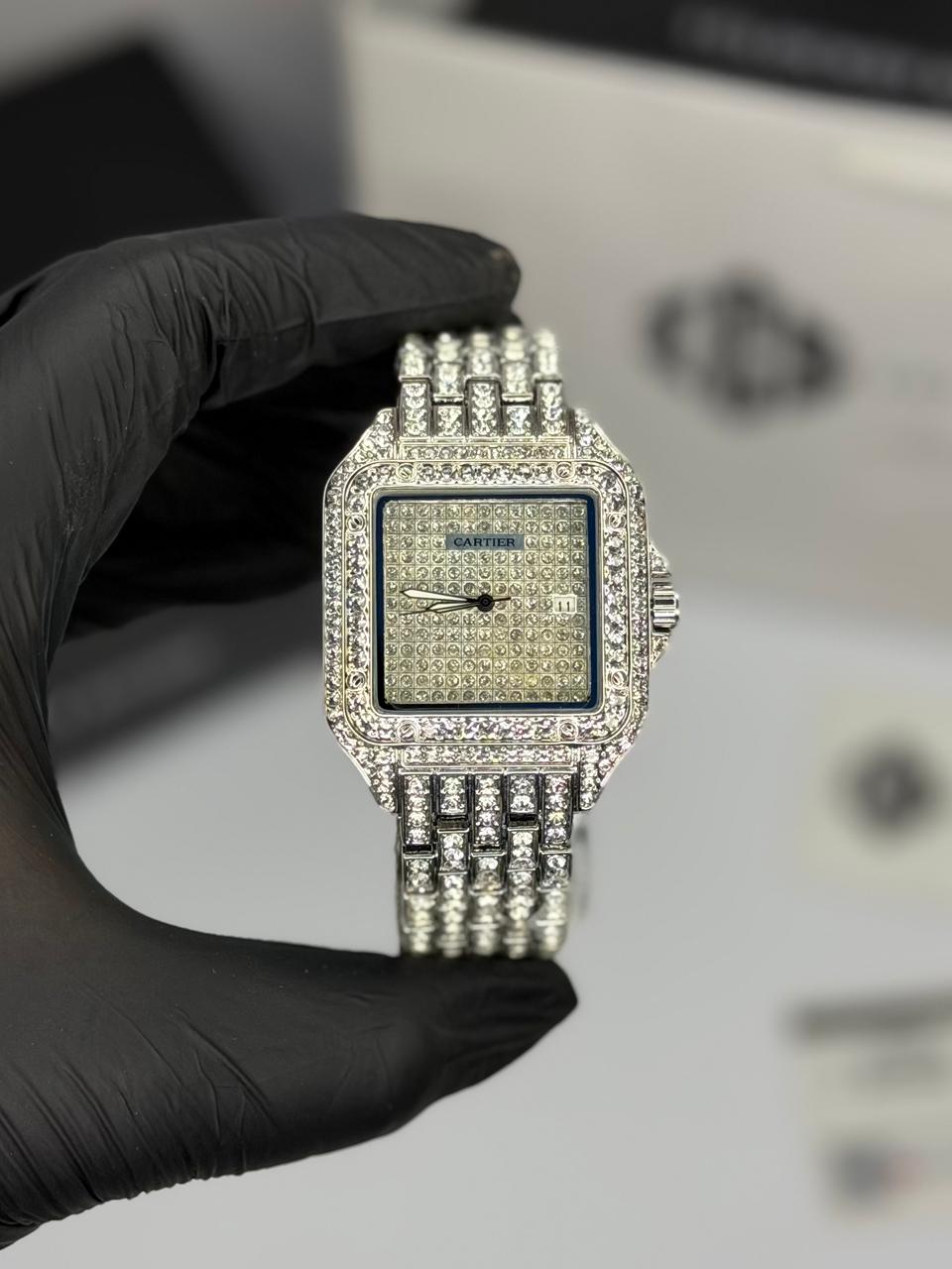 Cartier Panthère Iced Out – Full Yellow Gold Diamond Pavé
